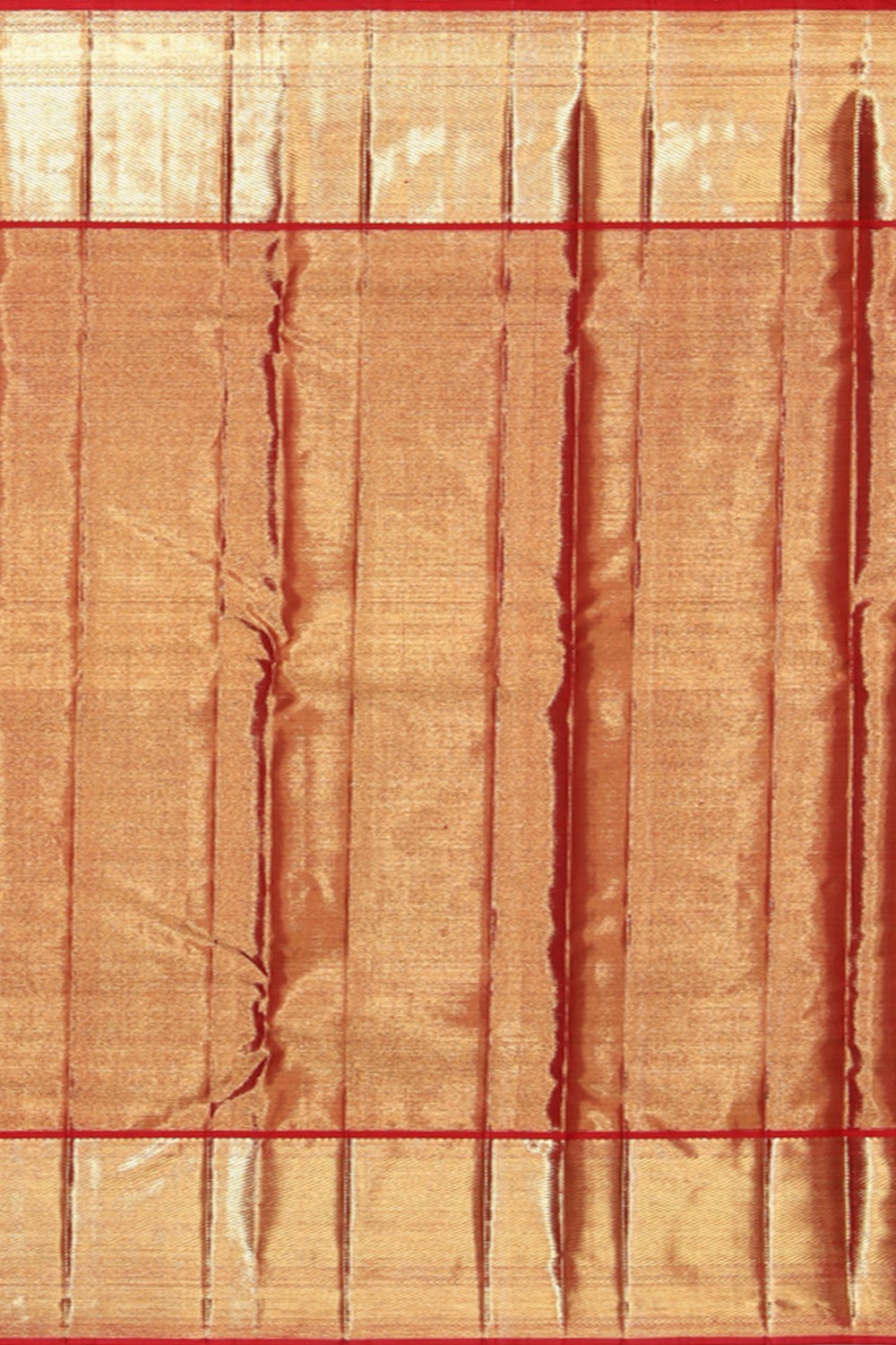 Image of Kanchipuram Silk Tissue Brocade Purple Saree